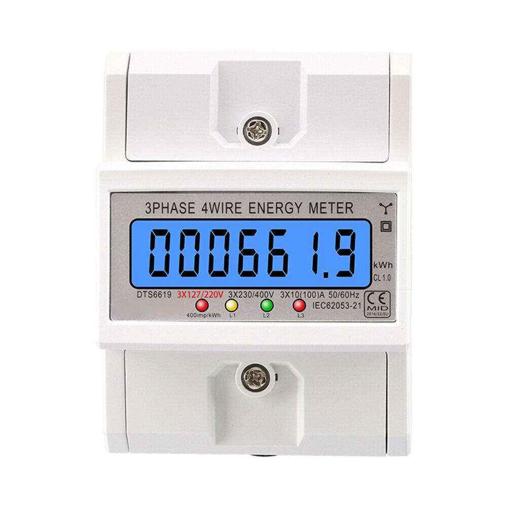 Smartmeter A Lcd Kwh Energy Meter With Three Phase Backlight Guide