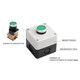 1PCS Momentary Push Button Switch Station Box 1 NO 1 NC ABS One Push Button Control Switch