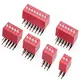 2.54mm Dip Switch Right Angle Slide Switch Blue Red Black DA series right angle type Side pull switch