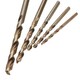 1mm-6mm HSS Twist Drill Bit Set Straight Shank Sprial HSS Metric Drill Bits Set for Jewelry Metal Drilling