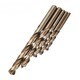 1mm-6mm HSS Twist Drill Bit Set Straight Shank Sprial HSS Metric Drill Bits Set for Jewelry Metal Drilling