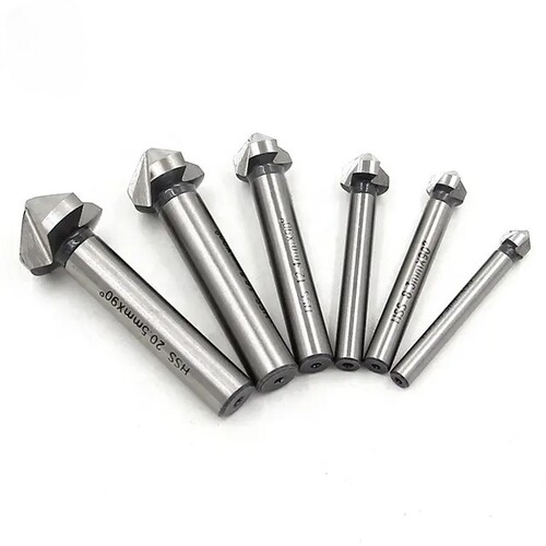 6pcs/set M35 Hss Cobalt Drill Bits Countersink Drill Bit Set