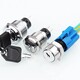 19mm key switch 3pin 6pin 1NO1NC 2NO2NC 3 position 3~250VAC/DC Mechanical button remote control switch