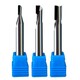 PCD 2 Flute Diamond Milling Cutter Aluminum Alloy High Gloss Cutting Cutter NC Machining Tool Router Bit End Mill