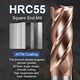 4-flute Flat End Mills Hrc55 Tungsten Carbide Cemented Hard Alloy Milling Cutter Tool for Metal Cnc Tungsten