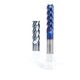 65 Degree Blue Nano Milling Cutter Tool for Metal Spiral 45 Degree End Mills for Stainless Steel 4 6 8mm