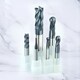 High Quality Hrc 58 Degree Carbide End Mills Steel With Ball Nose End Mill Extended Flat Milling Cutter Cnc Cutting Tools