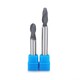 Custom Hrc 45 55 60 65 Cnc 2flutes 4 Flutes Micro square Ball Nose Corner Radius Graphite Milling Cutter Endmill