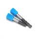 Custom Hrc 45 55 60 65 Cnc 2flutes 4 Flutes Micro square Ball Nose Corner Radius Graphite Milling Cutter Endmill