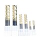 65 Degree Blue Nano Milling Cutter Tool for Metal Spiral 45 Degree End Mills for Stainless Steel 4 6 8mm