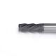 Custom Hrc 45 55 60 65 Cnc 2flutes 4 Flutes Micro square Ball Nose Corner Radius Graphite Milling Cutter Endmill