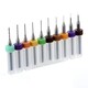 PCB Carbide Micro Twist Drill Bits Set Jewelry Rotary Tool 0.1mm-1.0mm