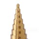 4-39mm Pagoda Drill With Triangular Shank Straight groove Reaming Step Drill Bit