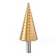 4-39mm Pagoda Drill With Triangular Shank Straight groove Reaming Step Drill Bit