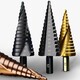 High Hardness Metal Super Hard Expansion Cone Metal Multi-function Drill Bit Industrial Grade Hexagonal Shank Pagoda Drill Bit