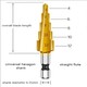 Pagoda Step Drill Bit 4241 4-32