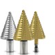 6-60mm Large Size Hole Opener High Speed Steel Spiral Groove Stepped Pagoda Drill Triangular Drill Multifunctional Drill Bit