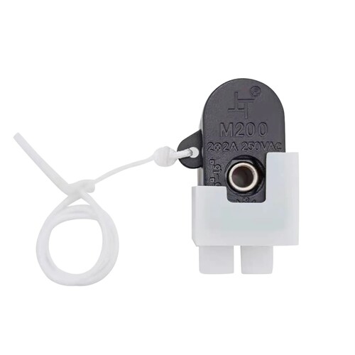 Side Action Mini Pull Cord Switch 2A 250V AC On-Off Cord String Pull Switch