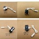 Side Action Mini Pull Cord Switch Pull Switches 2A 250V AC on Off Cord String Pull Switch