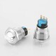 Factory price 5a Rotary Switch Push button 250V stainless steel 1NO1NC knob switch