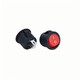 high quality round red top SPST button switch 6A 250VAC 2pins ON OFF Round Rocker Switches