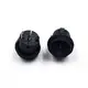 Waterproof Round ON-OFF Rocker Black Button Switch With Led Lamp 3 Pins 20mm Boat Round Rocker Switches