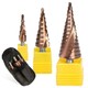 Spiral Flute Cobalt Coated HSS-Co 5% M35 Step Drill Bit