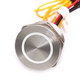 Piezo Push Button Switch Premium Colour Metal on OFF SPST with LED IP68 Waterproof Flat Touch 19mm 22mm 25mm 24V CE ROHS