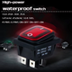 Waterproof Switch Rocker Switch With LED / 12V / 24V / 110V / 220V / 4 Pin / Indicator Light