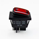 Waterproof Switch Rocker Switch With LED / 12V / 24V / 110V / 220V / 4 Pin / Indicator Light