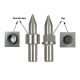 Socoje m3 m4 m5 m6 m8 m10 m12 hard flat hot melt drill bit thermal drill with ce certification 1pc