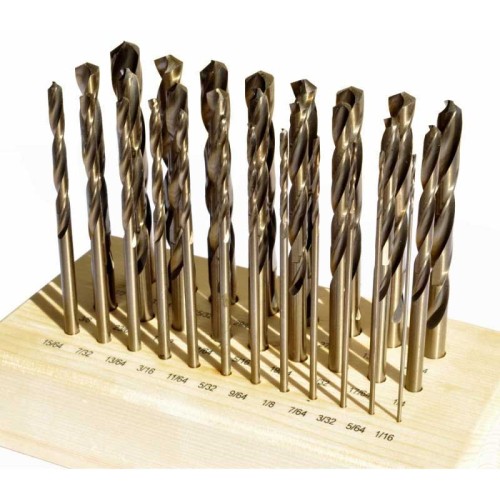 Socoje Tools 12-016-cs01 M35 (5% Cobalt)  29 Pcs Aircraft Extension Drill Set