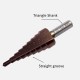 Industrial High Quality Pagoda Bit  Cobalt Stainless Steel Reamer M35 Step Drill bit 10Pcs