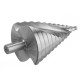 Multifunction 6-60mm  Step Drill Bit Cone Hole Cutter Taper Spiral Groove Conical Stepped Drill Metal Steel Step Drill Bit