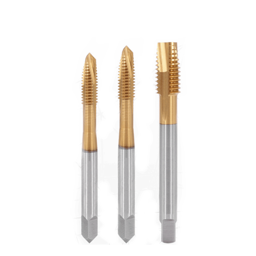 Good Product Harder  M3*0.5mm Taps Customized Tin Coated Spiral Point Taps Drill Bit for Threading