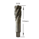 M12*1.75mm screw spiral flute groove screw tap of square thread metric plug hand drill set