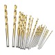 1/1.5/2/2.5/3/3.5mm HSS Titanium Coated Twist Drill Bit Set  60PCS 