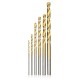 1/1.5/2/2.5/3/3.5mm Titanium Coated Twist Drill Bit Set Tools 60pcs