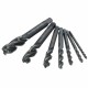 Socoje 7pcs M3-M12  Nitriding Coated Screw Tap Metric Right Hand Spiral Screw Thread Tap