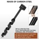 Hand Drill Carbon Steel Manual Auger Drill Portable Manual Survival Drill Bit Self-Tapping Survival Wood Punch Tool 4 Size Options Available