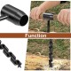 Hand Drill Carbon Steel Manual Auger Drill Portable Manual Survival Drill Bit Self-Tapping Survival Wood Punch Tool 4 Size Options Available