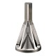 Deburring External Chamfering Tool Triangular/Hexagonal Handle Pagoda Metal Steel Step Drill Bit