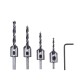 Countersink Drill Bit Set Chamfer Drill 4pcs 3mm-6mm  