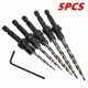 Countersink drill bit Set With 1 Hex Wrench Woodworking Countersink Bit 5PCS 