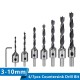 3mm-10mm  Countersink Drill Bit Set Reamer Woodworking Chamfer Drill 7PCS 