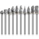 Carbide Burr Set Compatible with Dremel 1/8 Shank 20PCS