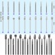 Carbide Burr Set Compatible with Dremel 1/8 Shank 20PCS