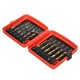 M3-M10 Metric Screw Thread Tap Drill Bits Set Hex Shank Drill Bit Hand Tools with Joint Rod 13pcs