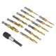 M3-M10 Metric Screw Thread Tap Drill Bits Set Hex Shank Drill Bit Hand Tools with Joint Rod 13pcs