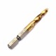 M3-M10 Titanium Coated Deburr Countersink Drill Bit Screw Thread Metric Tap 6pcs